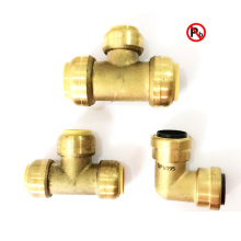 Lead Free Brass Push Fit Pipe Fitting